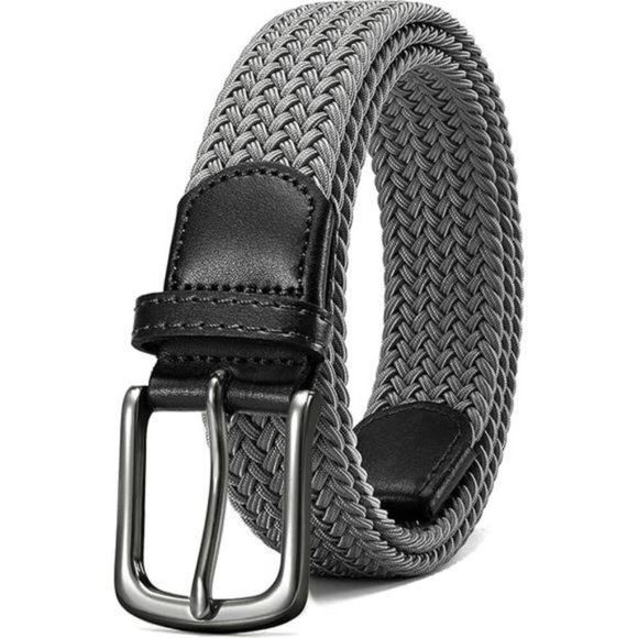 Mens belt - Braided Stretch Golf Belt for Men 1 3/8"- Gift for Golf Pants Casual - Picture 6 of 6